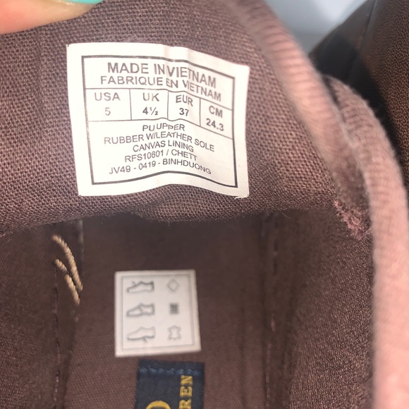 Polo Ralph Lauren boys brown leather boots sz.5 - Picture 13 of 13